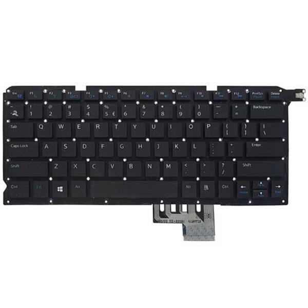 کیبرد لپ تاپ دل 5460-Latitude E5470 مشکی-اینترکوچک بدون فریم